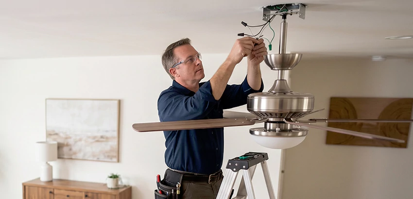 Ceiling Fan Light and Switch Repair in Reynoldsburg