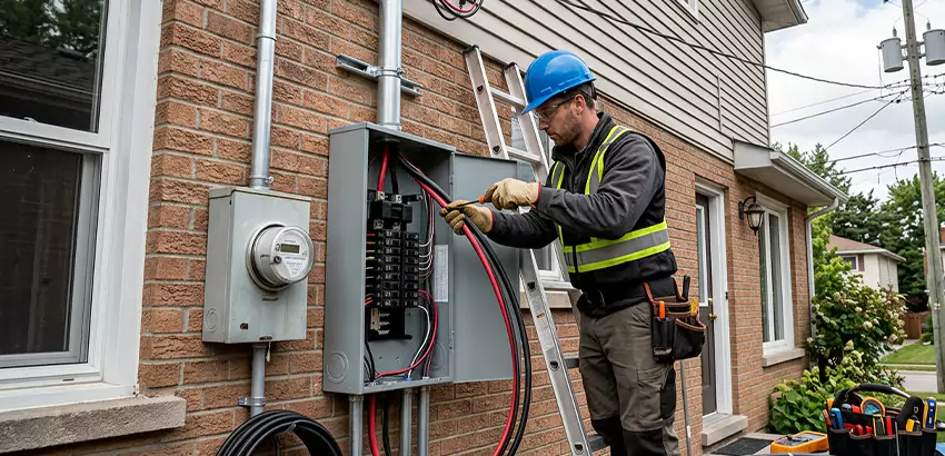 Outdoor Subpanel Installation in Reynoldsburg